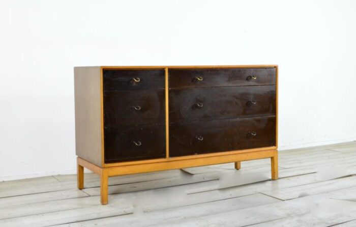 mid century walnut cabinet by peter hayward for uniflex 1960s 2787