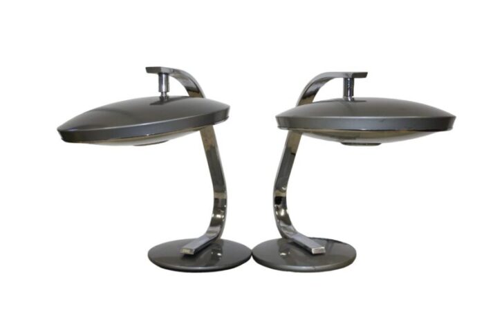 model 520c lamps in gray from fase 1960s set of 2 3717