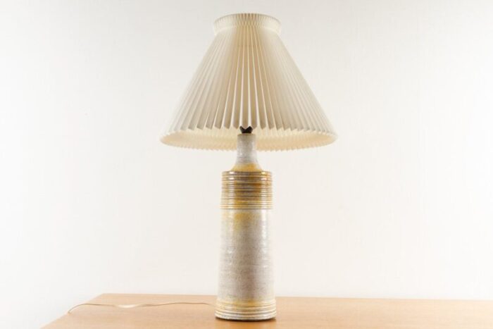 modern danish ceramic frimann table lamp 1970s 1