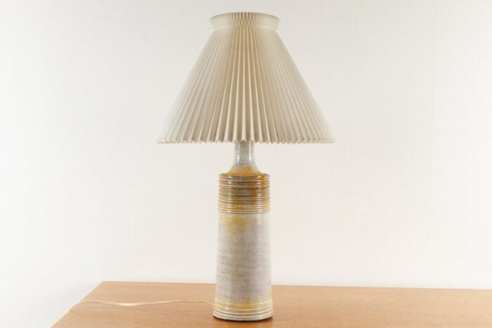 modern danish ceramic frimann table lamp 1970s 2