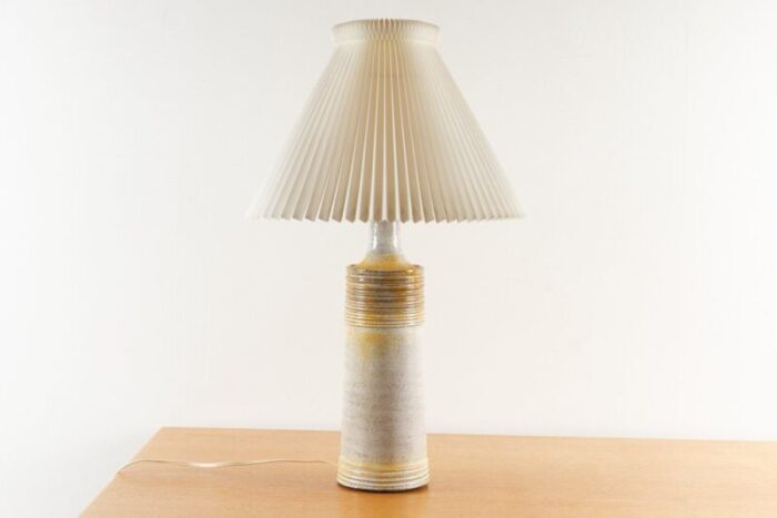 modern danish ceramic frimann table lamp 1970s 3