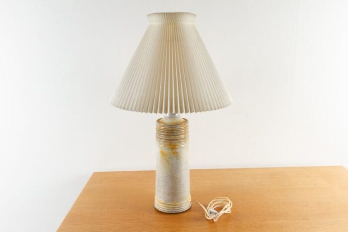 modern danish ceramic frimann table lamp 1970s 8