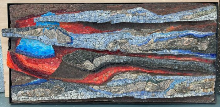 mosaic art sculpture by heidi melano 1645