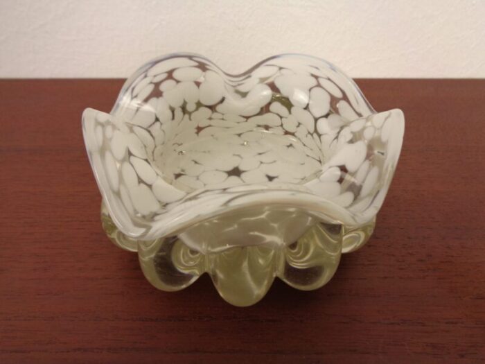 murano glass ashtray from barovier and toso italy 1960s 3681