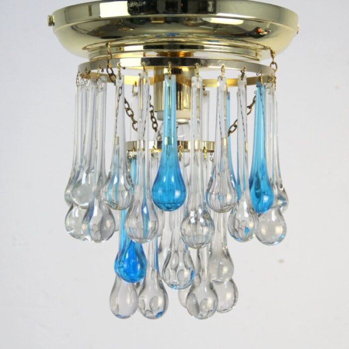 murano glass ceiling lamp 1960s 1