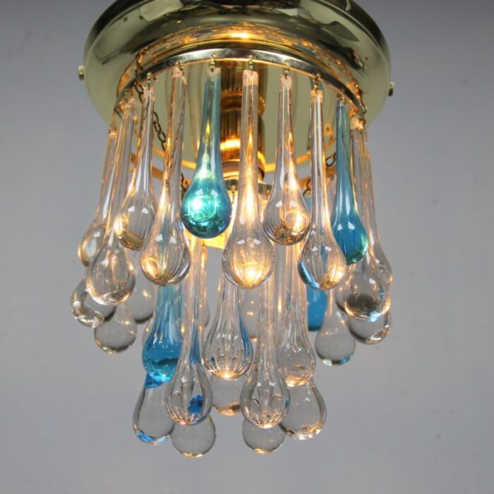 murano glass ceiling lamp 1960s 2