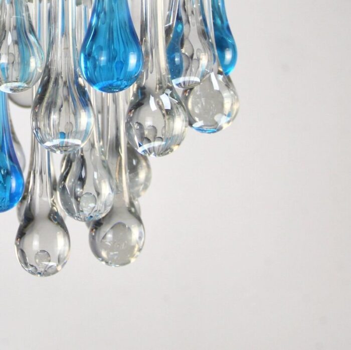 murano glass ceiling lamp 1960s 5