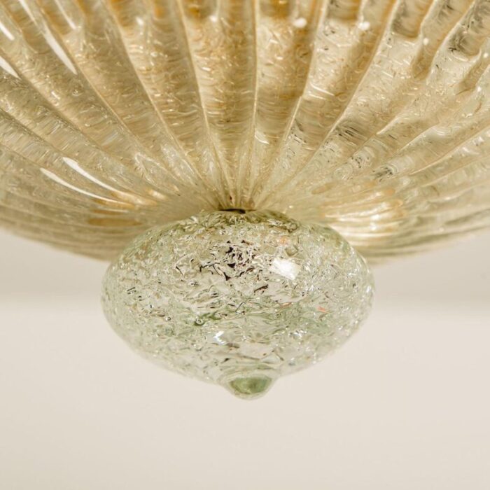 murano glass flush mount by barovier toso italy 13