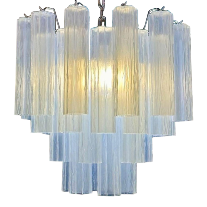 murano opal glass tronchi chandelier 6136