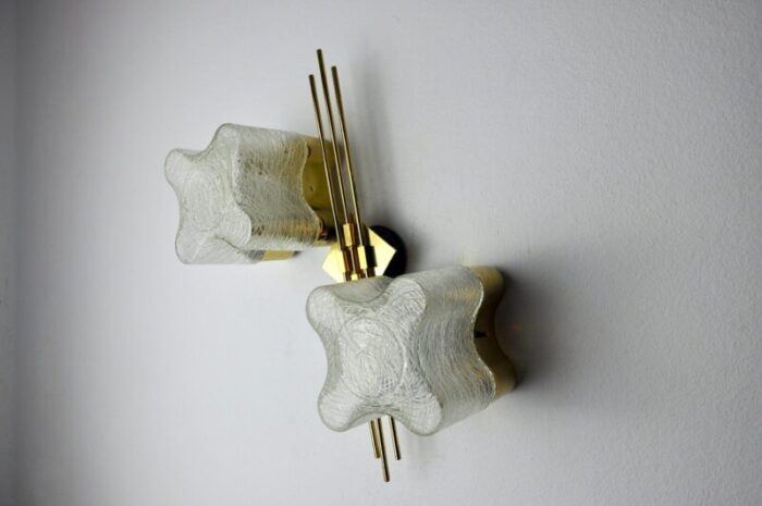 murano wall light from sciolari italy 1970 1