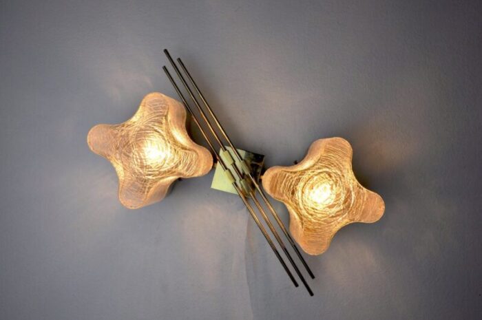 murano wall light from sciolari italy 1970 2