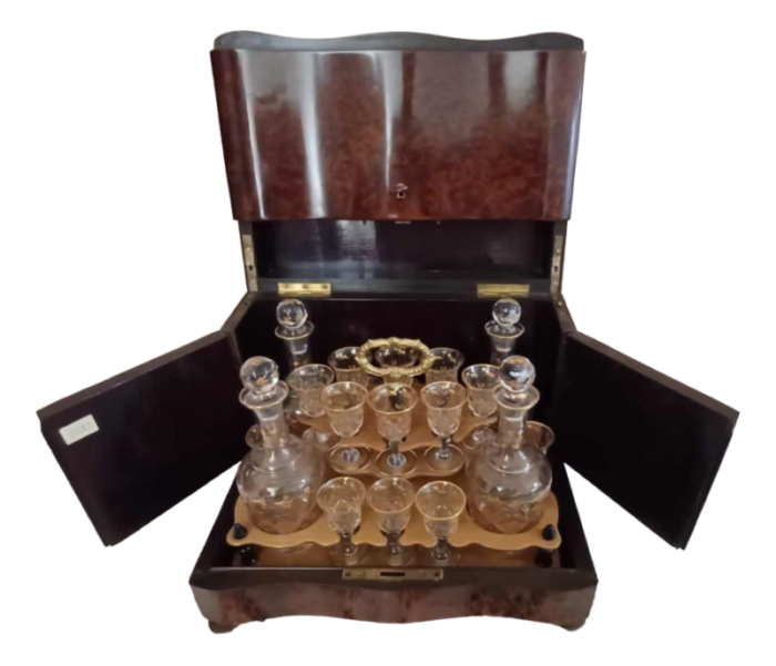 napoleon iii liquor case france set of 20 4164