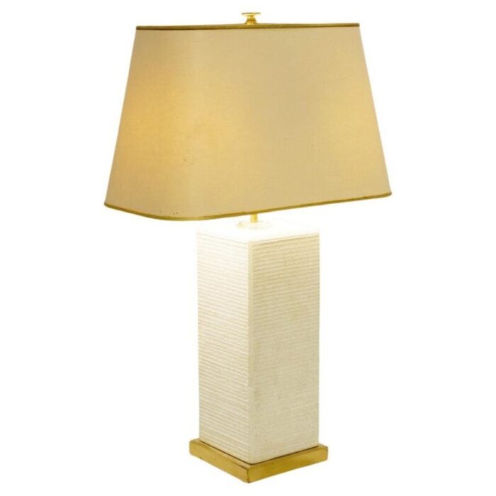 natural pierre de france table lamp france 1970 1