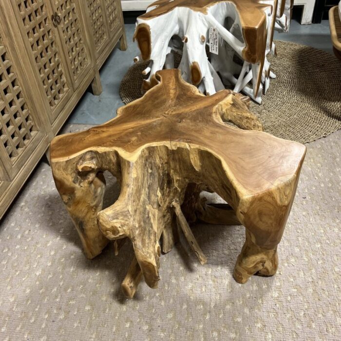 natural teak root coffee table 9869