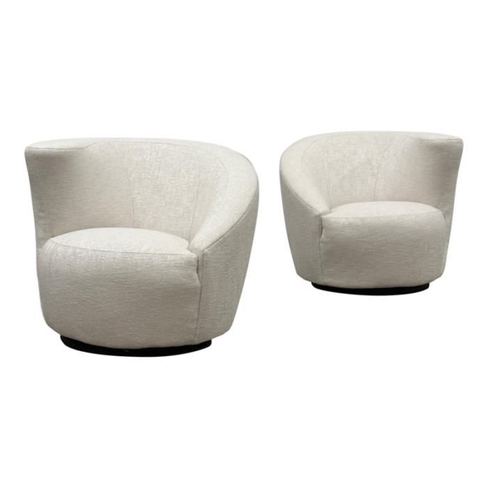 nautilus chairs by vladimir kagan for directional circa 1980s 4556