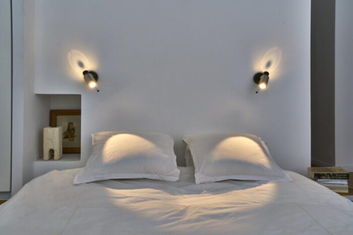 nickel biny spot wall lamp by jacques biny for rima 5