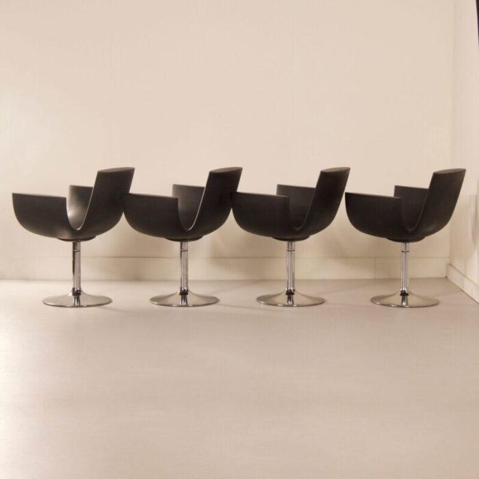 noa dining chairs by marcello ziliani for sintesi 2000s set of 4 2926