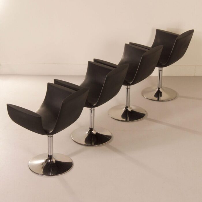 noa dining chairs by marcello ziliani for sintesi 2000s set of 4 4020