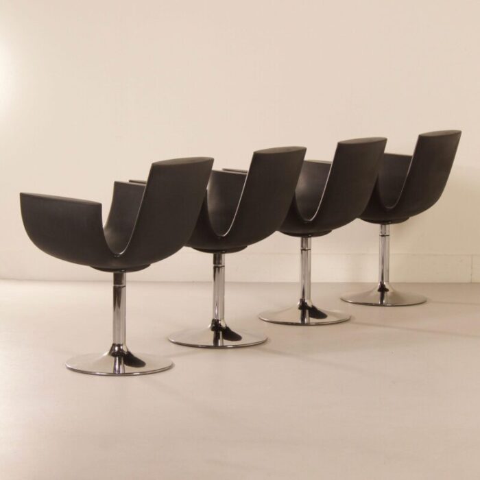 noa dining chairs by marcello ziliani for sintesi 2000s set of 4 6334