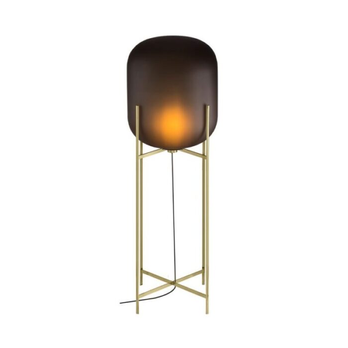 oda big in smoky grey acetato and brass floor lamp by sebastian herkner for pulpo 1