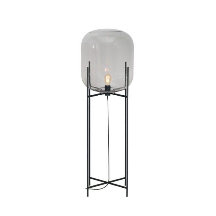 oda big in steel grey and black floor lamp by sebastian herkner for pulpo 1