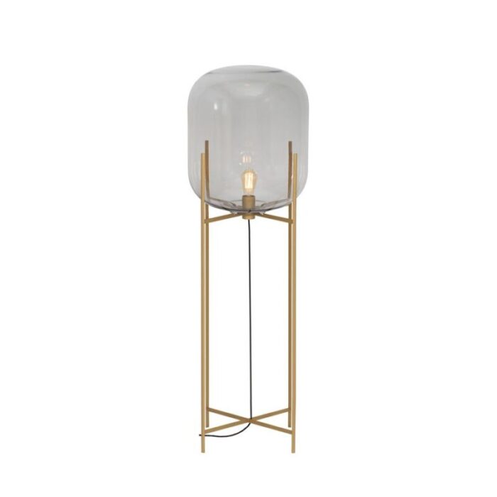 oda big in steel grey and brass floor lamp by sebastian herkner for pulpo 1 1