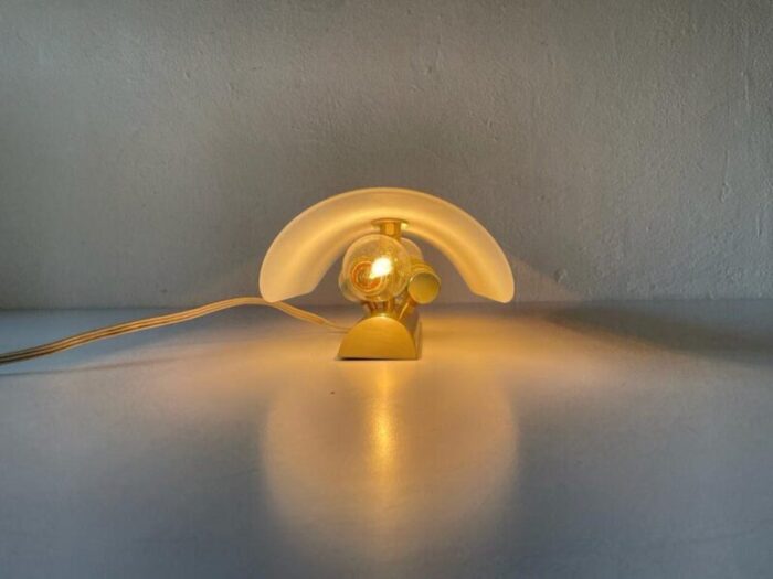 opal glass model gea single sconce by florian schulz 1980s 7