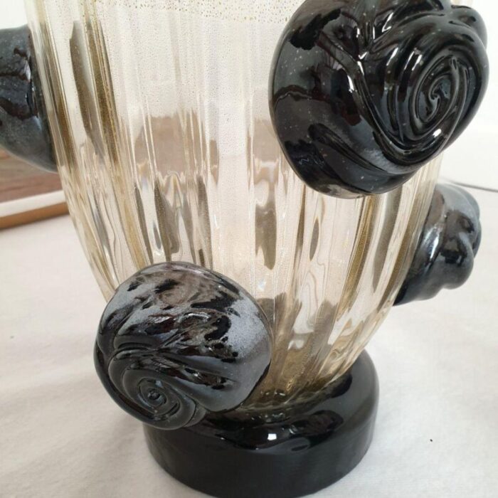 pair of murano glass vases signed costantini 0159