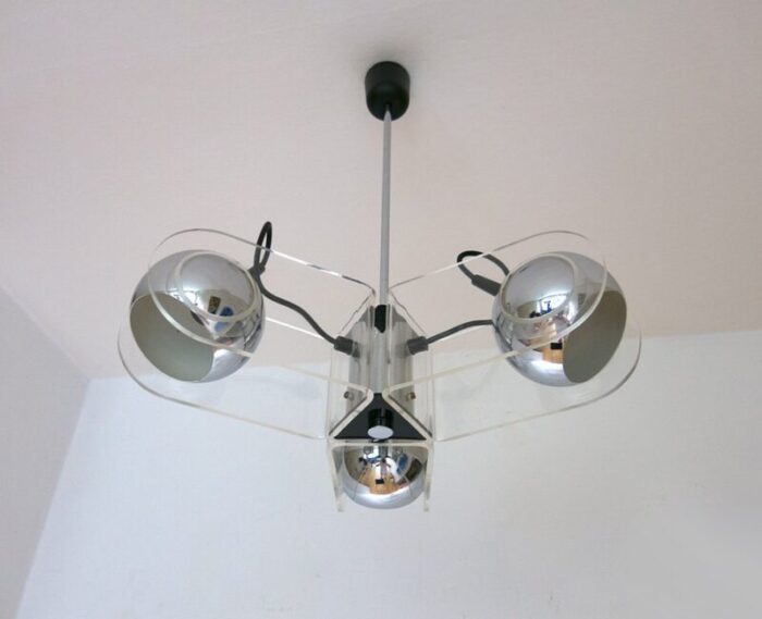 pendant lamp in the style of gino sarfatti 1970s 2