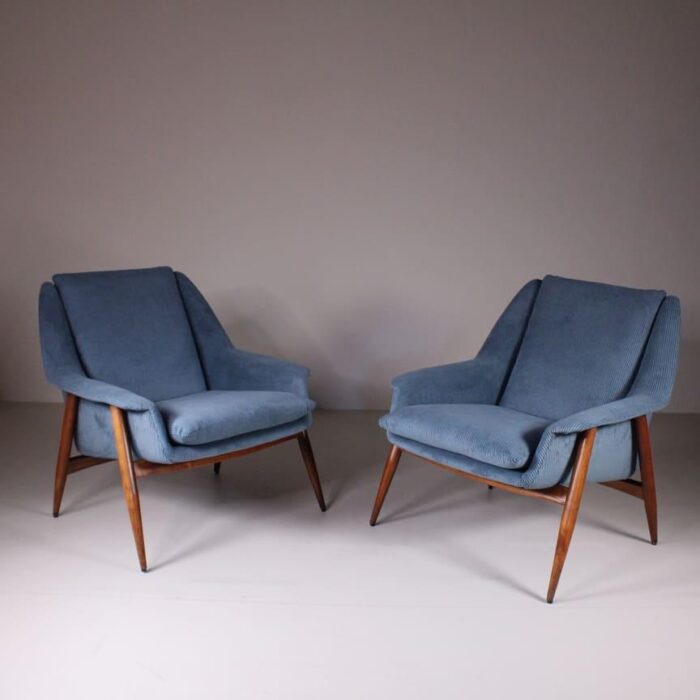 petrol armchairs mod 854 by walter knoll for cassina set of 2 7962 scaled