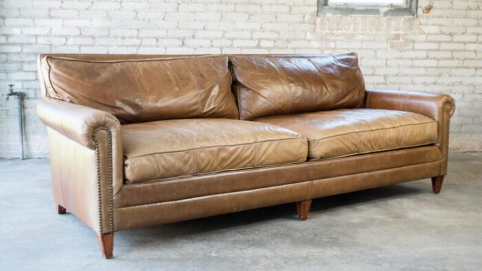 ralph lauren leather macintyre sofa 3428