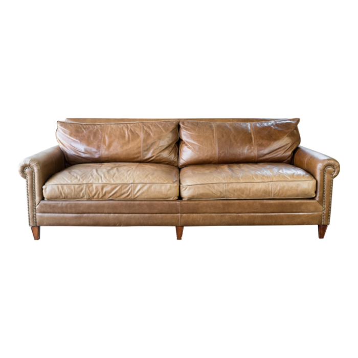 ralph lauren leather macintyre sofa 5526