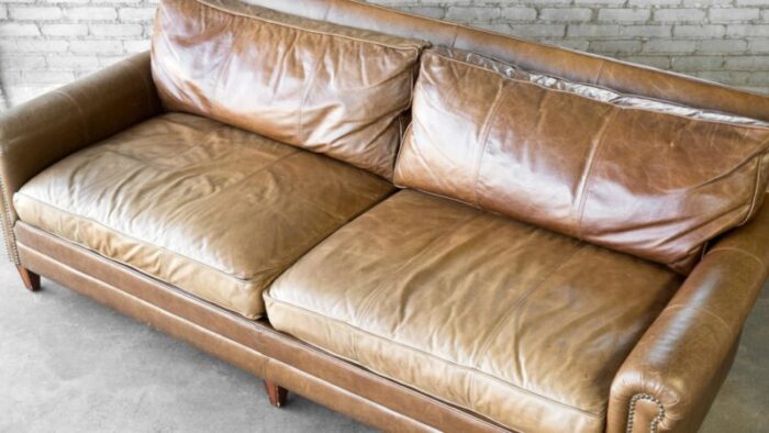 ralph lauren leather macintyre sofa 8735