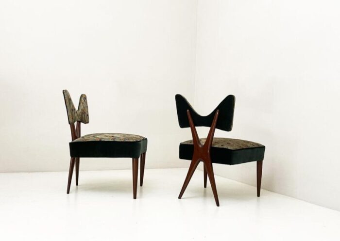 rava armchairs by carlo enrico 1950s set of 2 3340