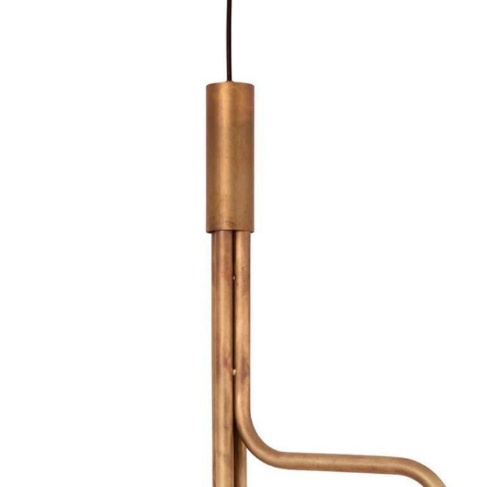 raw brass strapatz ceiling lamp by sabina grubson for konsthantverk tyringe 1 3