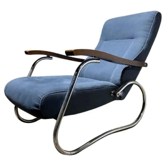 reclining armchair attributed to michael thonet for thonet 1940s 9656