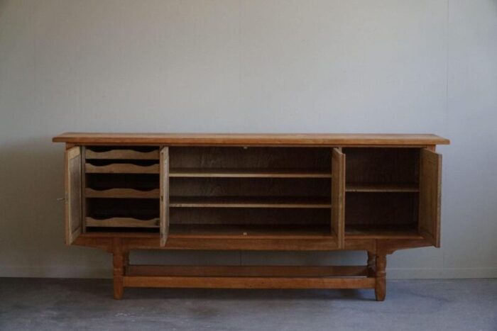 rectangular sideboard in oak 1960s 8480