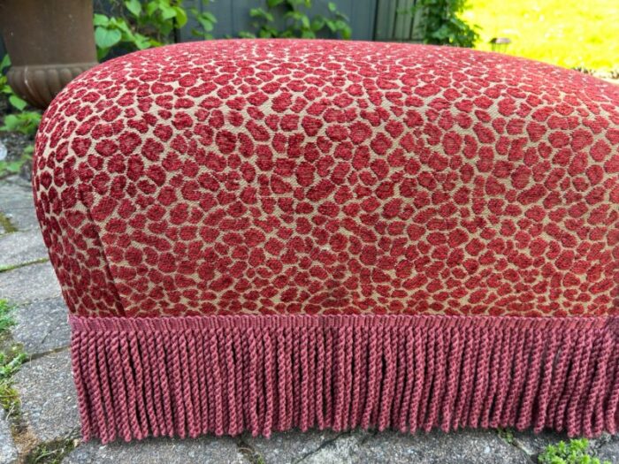 red leopard ottoman 3776