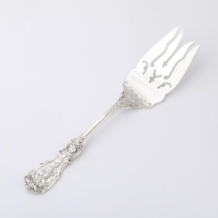 reed and barton francis i pattern sterling silver serving fork 1743