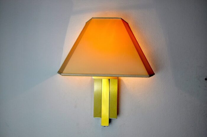 regency wall lamp from lumica spain 1970s 2