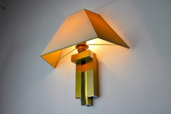 regency wall lamp from lumica spain 1970s 4