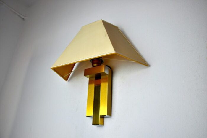 regency wall lamp from lumica spain 1970s 5