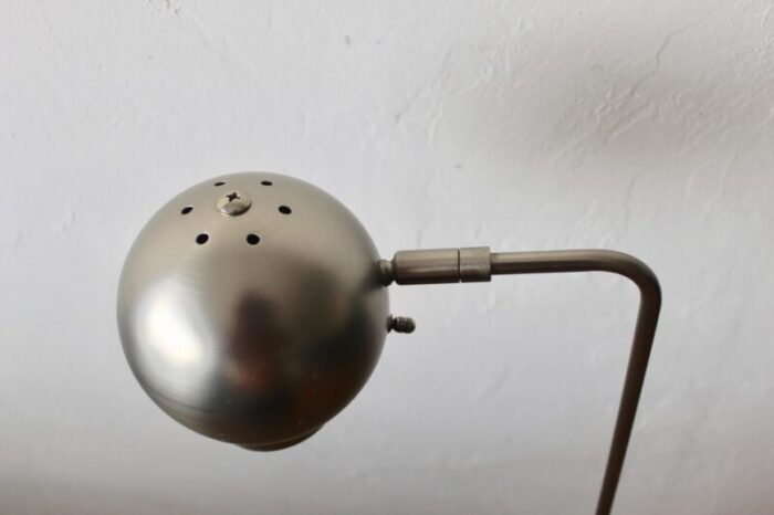 robert sonneman for george kovacs style brushed metal eyeball floor lamp 0029