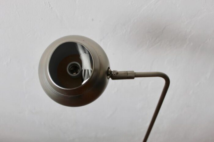 robert sonneman for george kovacs style brushed metal eyeball floor lamp 7016