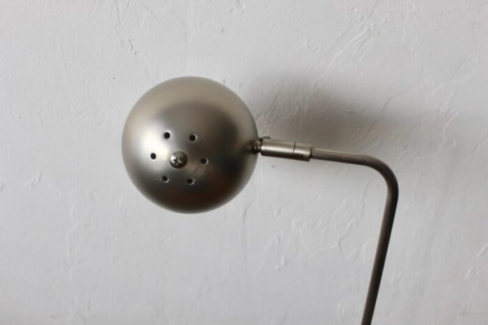 robert sonneman for george kovacs style brushed metal eyeball floor lamp 9310