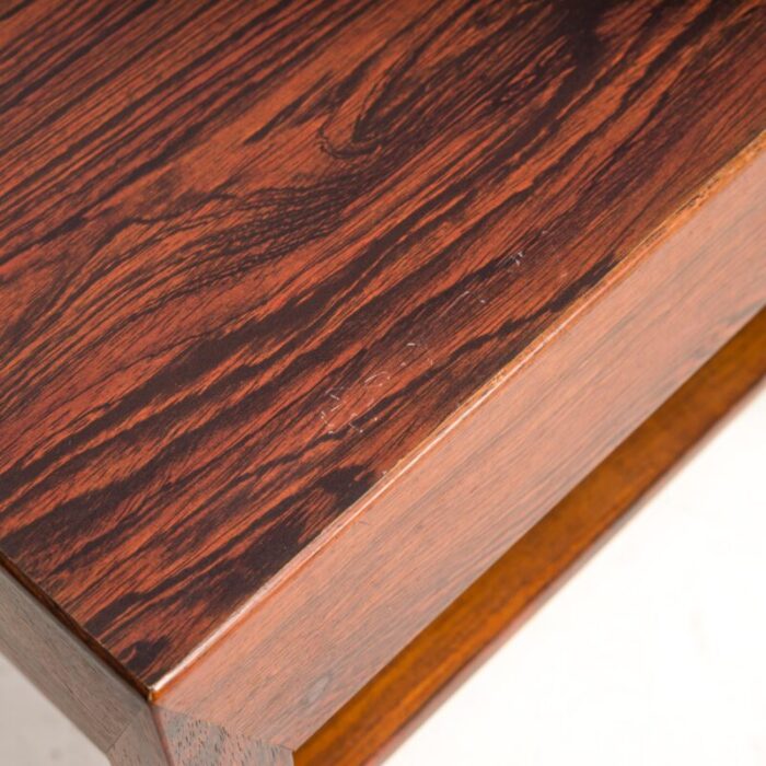 rosewood side table with drawer attributed to severin hansen for haslev mbelsnedkeri 1960s 2336