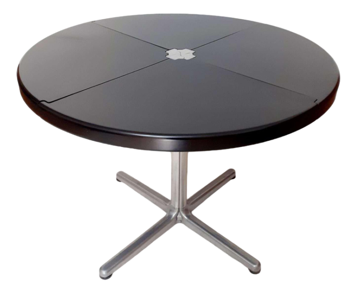 round plano table by giancarlo piretti for castelli anonima castelli 1970s 5168