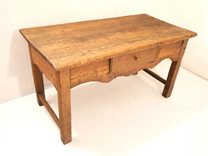 rustic console table in mixed woods italy 1800s 0962