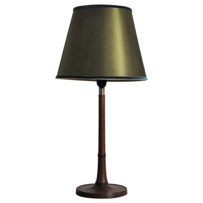 scandinavian modern teak table lamp by le klint 1950s 1