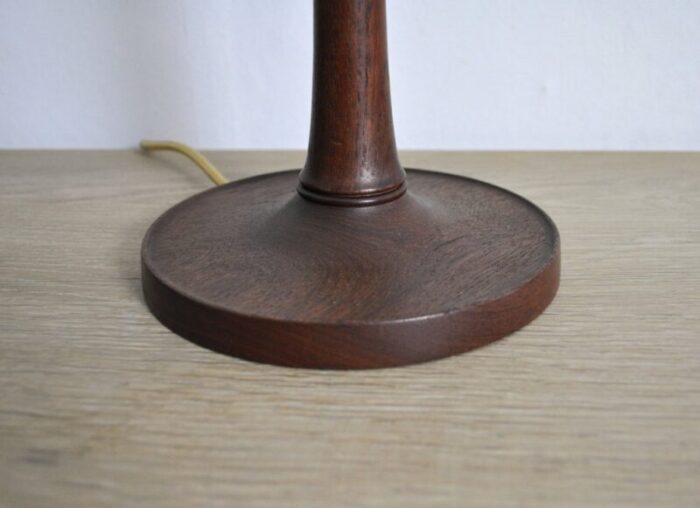 scandinavian modern teak table lamp by le klint 1950s 7